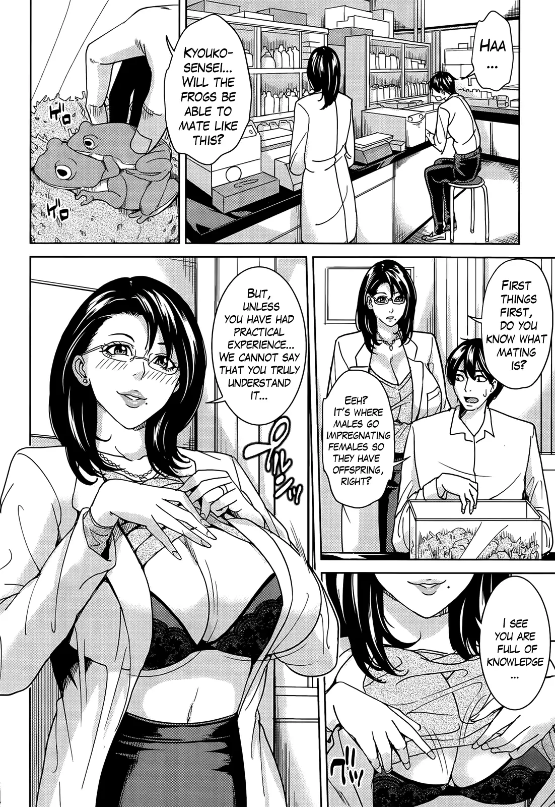 Kyouko Sensei to Boku no Himitsu | Kyouko-sensei and My Secret Ch. 1-3
