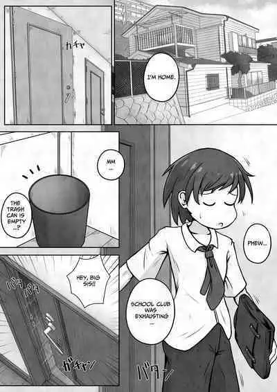 I want my sister to stop making me take off my pants without permission and masturbate with the smell of dirt!