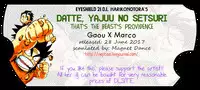 [Hariko no Tora (Midoh Torako)] Datte, Yajuu no Setsuri | That's the Beast's Providence (Eyeshield 21) [English] {Neptise}