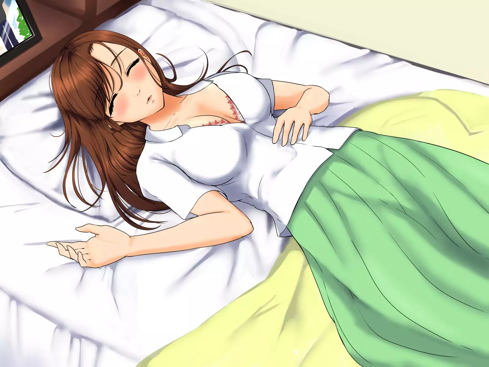 Shinnin Kyoushi Ayaka no Yuuutsu - Neteiru Ma ni Seishi o Sosogikomareteimashita
