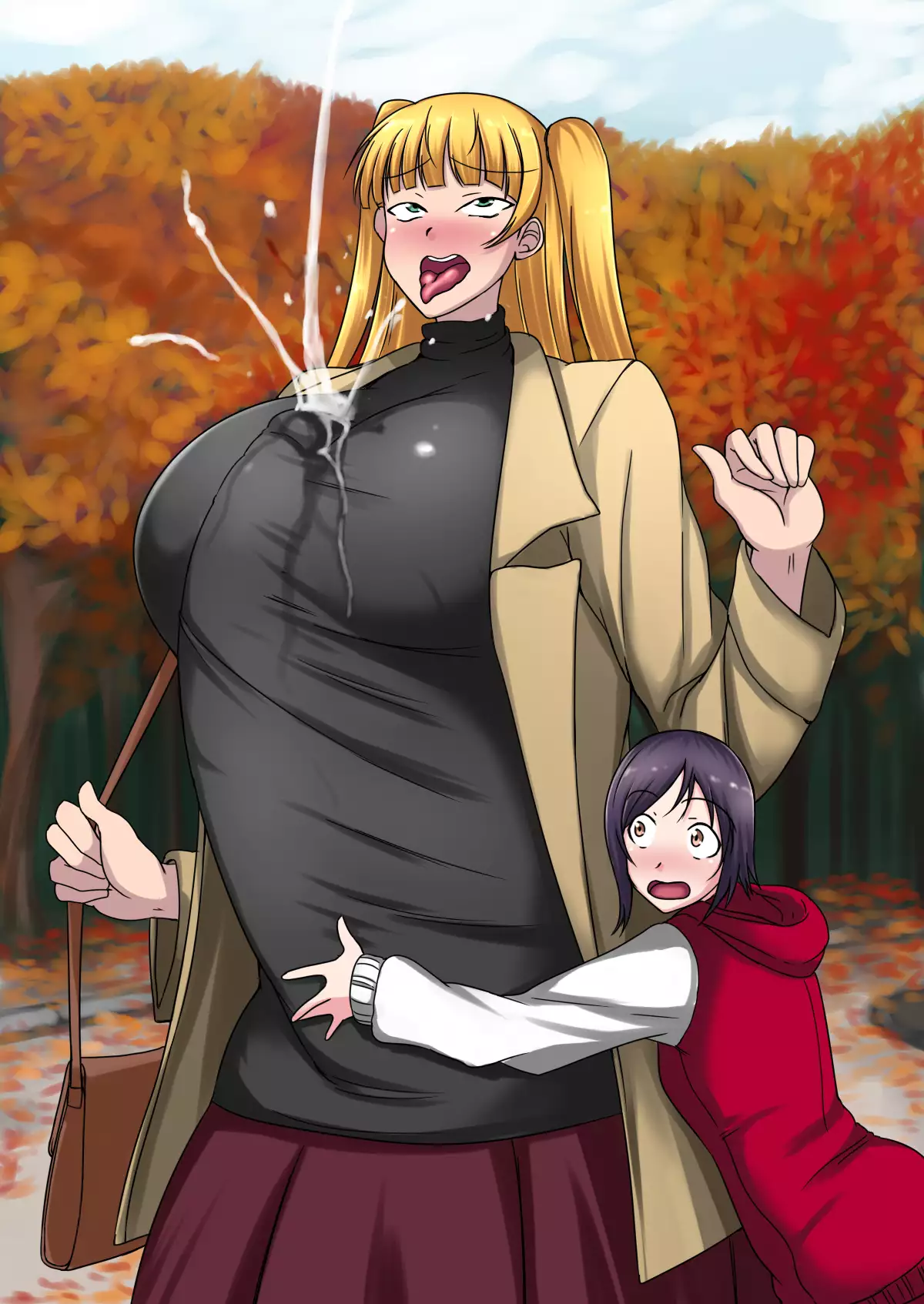 Choushin Kyokon no Futanari Musume ga Konomae Deatta Onnanoko to Deeto Suru Hanashi