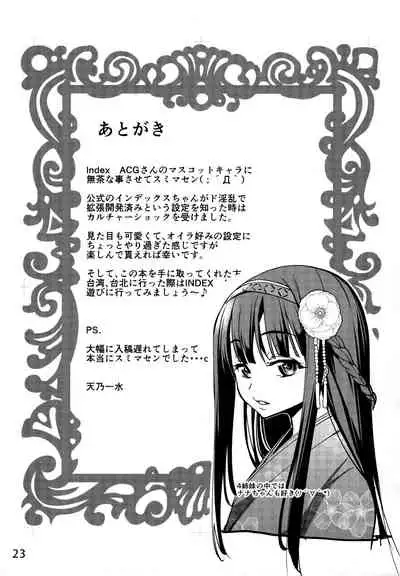 INDEXGIRLS 11 Index-chan no hageshii Mousou Yuukii