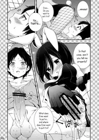 (FALL OF WALL Nagoya) [Sangatsu no Osakai (Sangatsu)] Bunny Girl no Mikasa to Eroi koto suru Hon (Shingeki no Kyojin) [English] {Crystalium}