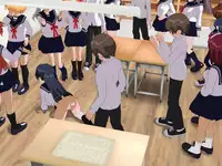 [Kuro Zuishou (Ichimai no Ginka)] Iinchou wa Class de Ijimerarete Imasu ~Ningen Owakarekai~