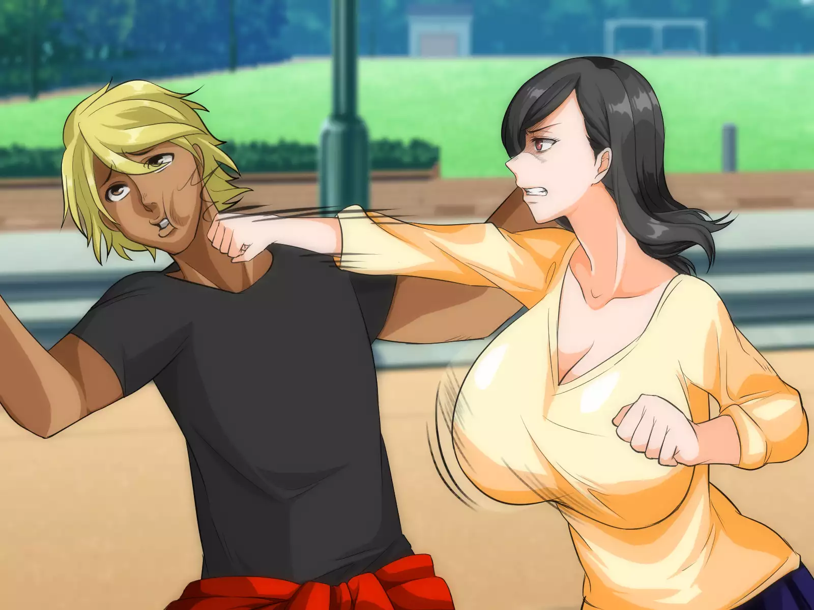 Furyou Girai na Hazu no Hitozuma ga Gal-O ni Otosarete Furin Shi, Otto ni Bareru made no Ichibu Shijuu