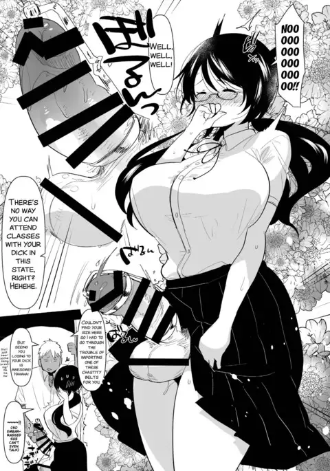 Yarichin no Ore ga Jimi de Otonashii Kanojo no Futanari Dekachin ni Dohamari Shiteru Hanashi