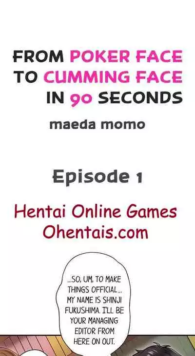 From Poker Face to Cumming Face in 90 Seconds Ch. 1-6