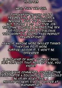 (Douyara Deban no Youda! 16) [Mekao (Den Meka)] Toga-chan to Deku-kun | Toga-chan & Deku-kun (Boku no Hero Academia) [English]