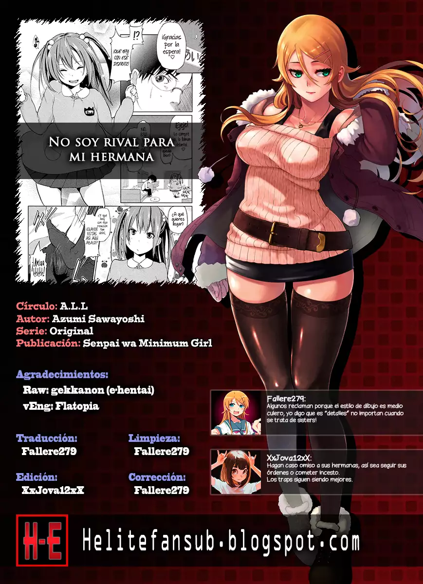 Onee-chan ni wa Kanawanai! | ¡No soy rival para mi hermana!