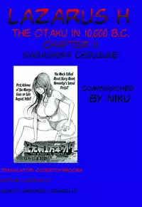 [Nagashima Chousuke] Kigenzen 10000 Nen no Ota | The Otaku in 10,000 B.C. Ch. 1-24 [English] [Natty Translations, Lazarus H]