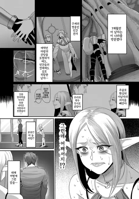 Takabisha Elf Kyousei Konin!! | 고자세 엘프강제혼인!!