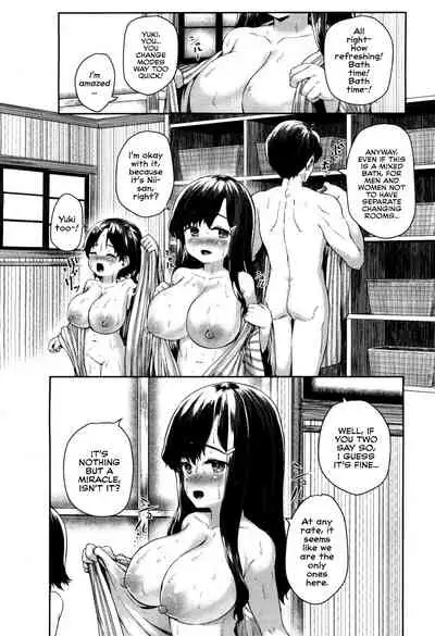 [Sakimori Dan] Nito to Majiwaru!! ~Yuki to Shinano no Hatsujou Onsen~ | Breeding with Two Bunnies!! ~Yuki and Shinano in Heat at the Hot Spring~ (COMIC Mugen Tensei 2020-04) [English] [The Unseelie Court] [Digital]