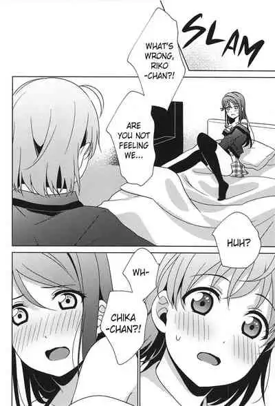 (Bokura no Love Live! 28) [Sakura Mikan Hoikuen (Mikan)] Chika-chan no ○○ ga Hairanai | Chika-chan's ○○ Won't Fit (Love Live! Sunshine!!) [English]