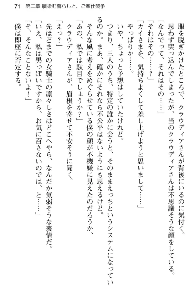 王宮メイドとハーレム計画