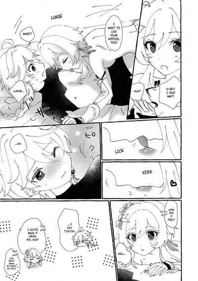 (Kami no Eichi) [Cotton Candy (Wataame)] Futari de Manegoto. | Our secret play (Genshin Impact) [English] [Rabu2]