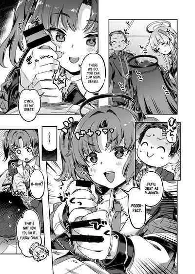 [Zombie to Yukaina Nakamatachi (Super Zombie)] Sensei! Sakiccyo dake de Iin desu ka? | Sensei! Are You Fine With Just The Tip? (Blue Archive) [English] [Panatical] [Digital]