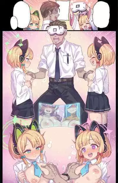 [Mimonel] Futago to VR Test Play | Play Testing with the Twins (Blue Archive) [English] [LoliAce] [Decensored]