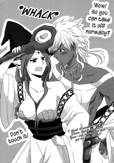 (Meikyuu Tanbou) [MIRAGE CAT (Suika Soda)] Omocha no xxx | The toy XXX (Magi: The Labyrinth of Magic) [English] [EHCove]