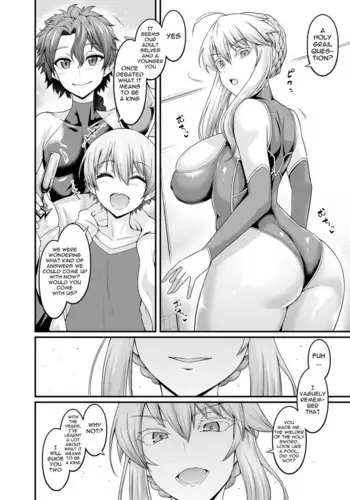 [Ankoman] Artoria (Saber), Seihai Mondou Futatabi | Saber Artoria, The Q&A of Judgement Begins! (Fate/Grand Order) [English] [hardcase8translates]