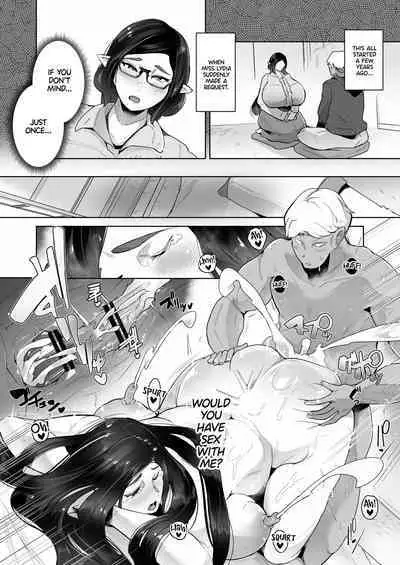 Mucchiri Dekachichi Elf no Oba-san to Ano Hi Kawashita Sukebe de Ecchi na Yakusoku | The Hot and Pervy Promise I Made to My Plump and Busty Elf Auntie