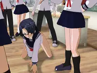 [Kuro Zuishou (Ichimai no Ginka)] Iinchou wa Class de Ijimerarete Imasu ~Ningen Owakarekai~