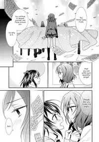(C86) [Sweet Pea (Ooshima Tomo)] Sakashima no Taiyou ni Sasageru Ai no Uta | Offering A Poem of Love to the Upside Down Sun (Love Live!) [English] [Yuri-ism]