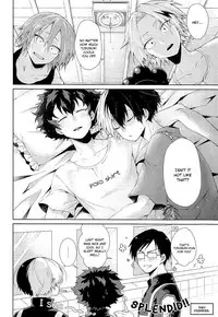 (Douyara Deban no Youda! 4) [Sakana Kusai (Sakamei Hamachi)] Yoru wa Mijikashi Koiseyo Shounen (Boku no Hero Academia) [English] [Tamanegi Scans]