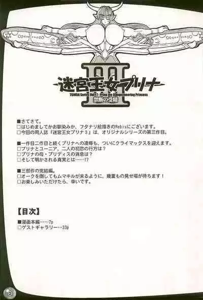 (C67) [Arsenothelus (Rebis)] TGWOA Vol.17 - Meikyuu Oujo Prina 3 - Kindan no Jusei