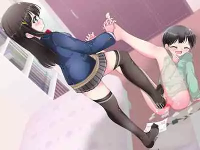 [Oneashi] Ashi de sa reru no hazukashīkedo… o nēchan ni fuma retai