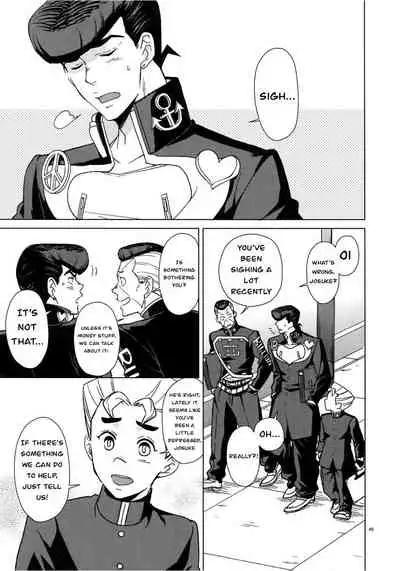 (Super The World 2018) [Chikadoh (Halco)] Please give me one more chance (TRSK LOG) (JoJo's Bizarre Adventure) [English] {Xeno_Vya}