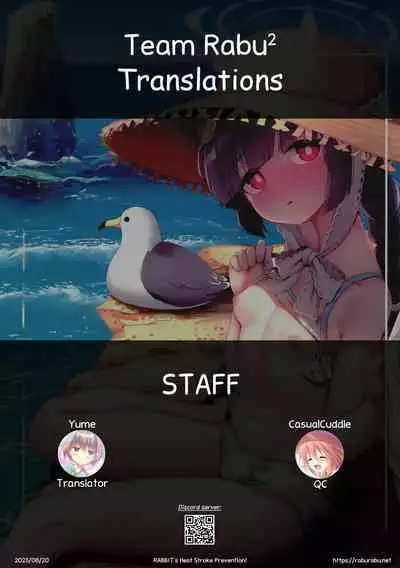 (C102) [MoNyaMoNya (Sera Shousa)] RABBIT no NecCHUshou Taisaku (Blue Archive) | RABBIT's Heat Stroke Prevention! [English] [Team Rabu2]