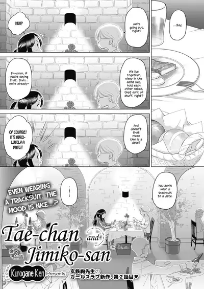 [Kurogane Kenn] Tae-chan to Jimiko-san | Tae-chan and Jimiko-san Ch. 01-21 [English] [Yuri Project, /u/ Scanlations] [Digital]