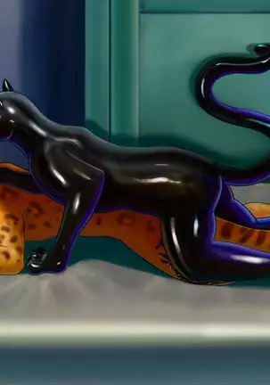 At night all panther are squeak by Shinard