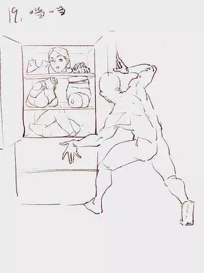 How many steps should I take to put a girl in the refrigerator？