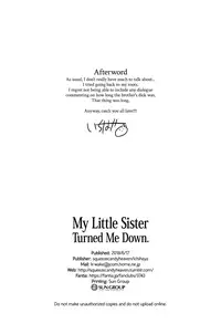 (SC2018 Summer) [squeezecandyheaven (Ichihaya)] Imouto wa Boku o Futta | My Little Sister Turned Me Down. [English] [sneikkimies]