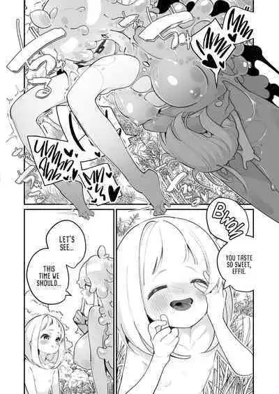 Kairoudouketsu no Chigiri Slime Musume to Ichaicha Nurunuru Yuri Ecchi shite Slime-ka suru Loli Mahoutsukai