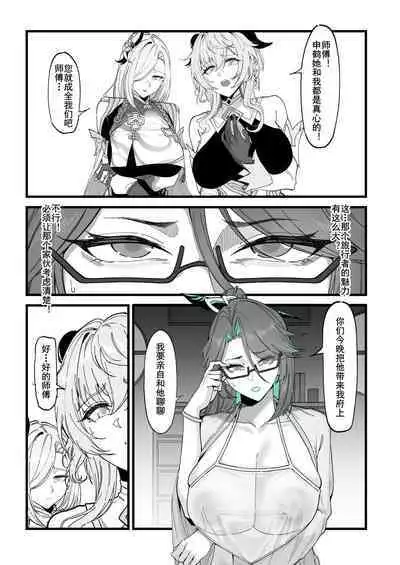 [KeinV] Cloud Retainer：A test for Aether | 闲云：旅行者的考验 (Genshin Impact) [Chinese] [Decensored]