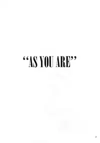 (C63) [Nikopondo (Aoyama Reo)] "As You Are" (Bleach) [English] {doujin-moe.us}