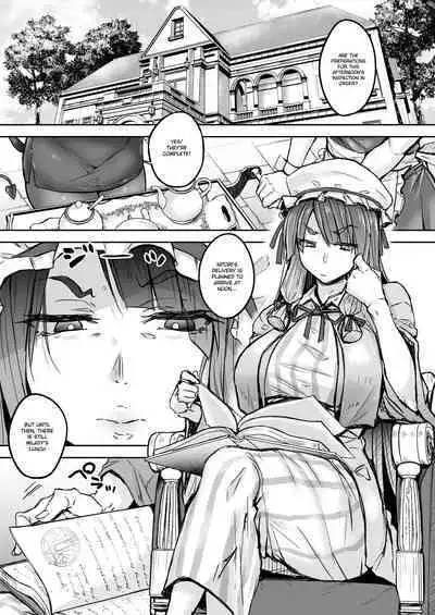 [Yatsuki Hiyori] Futanari Daitoshokan ga Gihindai de Onaru Hanashi (Touhou Project) [English] [Digital]