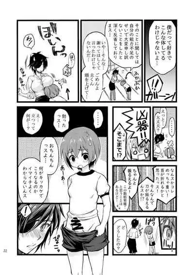 Reiryoku Bug Shita Futanari Onna Saniwa no Sei de Touken Joshi ni Narimashita