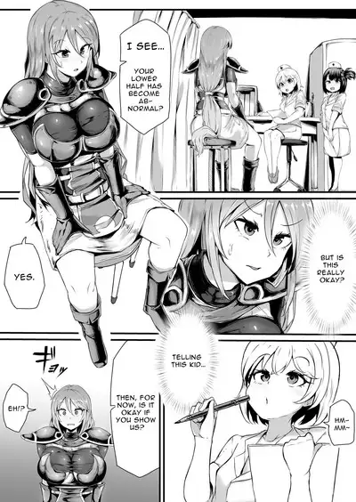 Futanari-ka shite Level o Suwareru Onna Kishi | Futanari Knightess Gets Level Drained
