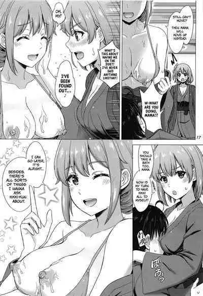 Jounetsuteki na Natsu no Resort o Yuigahama Oyako to. | A Passionate Summer Resort with the Yuigahamas.