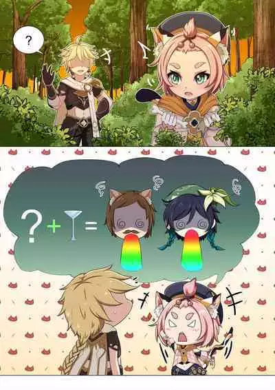 [Yamazaki Ginryu] Diona to no Nichijou -Mondai Hen- | Daily Life with Diona -Question Chapter- (Genshin Impact) [English] [Decensored]