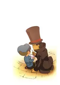 (C74) [M Kichibeya (Uchida Junta)] Luke to Meisou suru Otona (Professor Layton) full version [English]