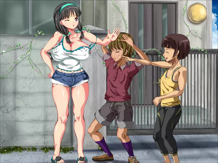 Toshishita Tono Koubi ni Tamaranaku Amai Koe wo Ageru Chichiwa Binbin Oneechan