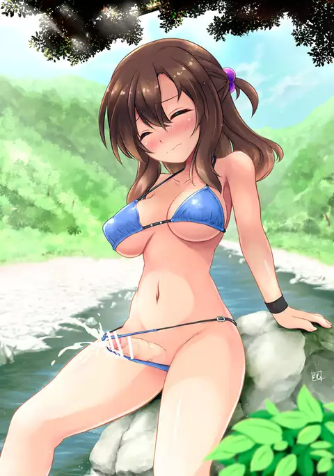 屋外ふたっ娘