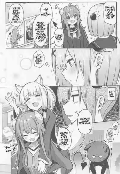Momo-chan Yamiochi Shita!?