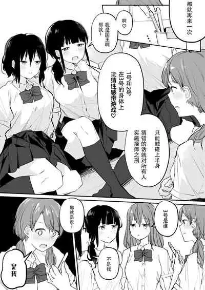 [Maguro Shining] Yuri Suki Joshi ga Nandemoari no Ousama Game Yatta Kekka... [Chinese] [Dokiki漢化組] [Digital]