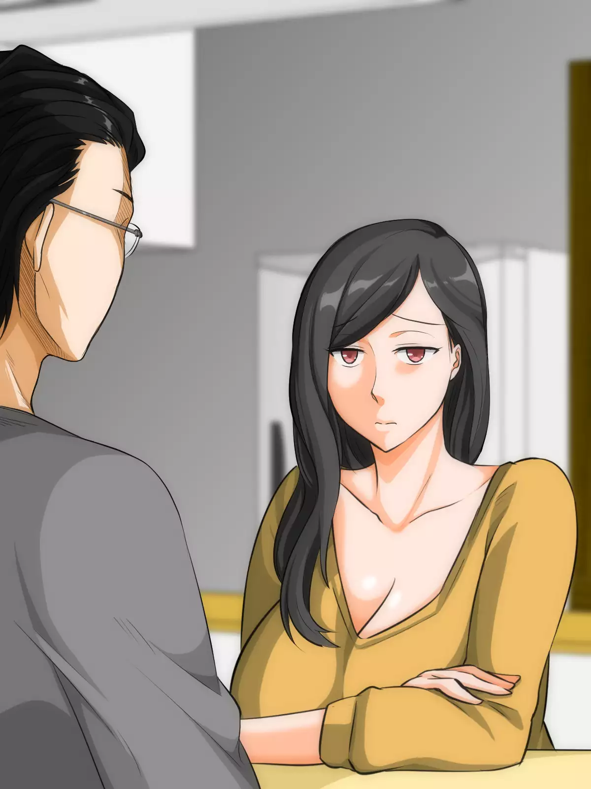 Furyou Girai na Hazu no Hitozuma ga Gal-O ni Otosarete Furin Shi, Otto ni Bareru made no Ichibu Shijuu