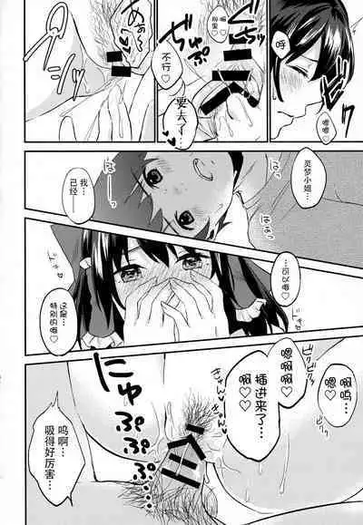 Reimu no Kawaisa ni Kizuita Futari ga Ecchi na Goudoushi Tsukurimashita. | 发现了灵梦可爱之处的两人制作了色情的合同志